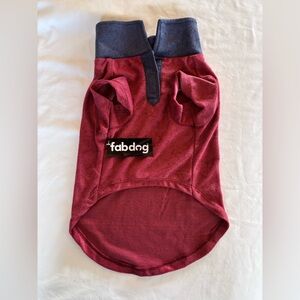 NWT Fabdog Red and Blue Dog Shirt